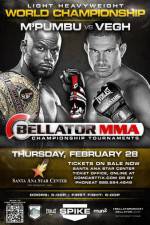 Watch Bellator 91 Christian MPumbu vs. Attila Vegh Putlocker